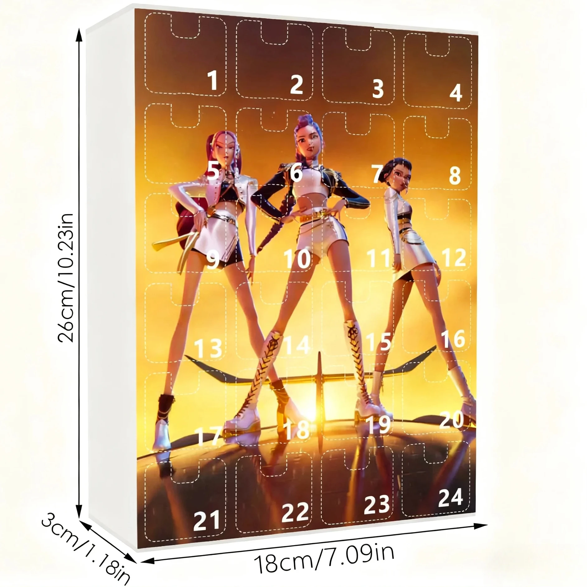 New Demon Hunter Advent Calendar KPop Demon Hunter Christmas Countdown Calendar Gift 24Days 2025 Blind Box Funny Kids Gift Items - Image 5