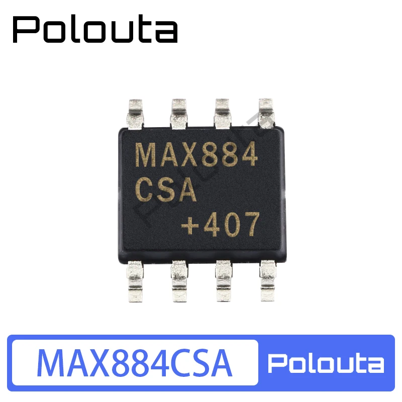 2 Pcs Polouta MAX884CSA MAX884ESA SOP8 Low Dropout Linear Regulator DIY Acoustic Components Kits Arduino Nano Integrated Circuit