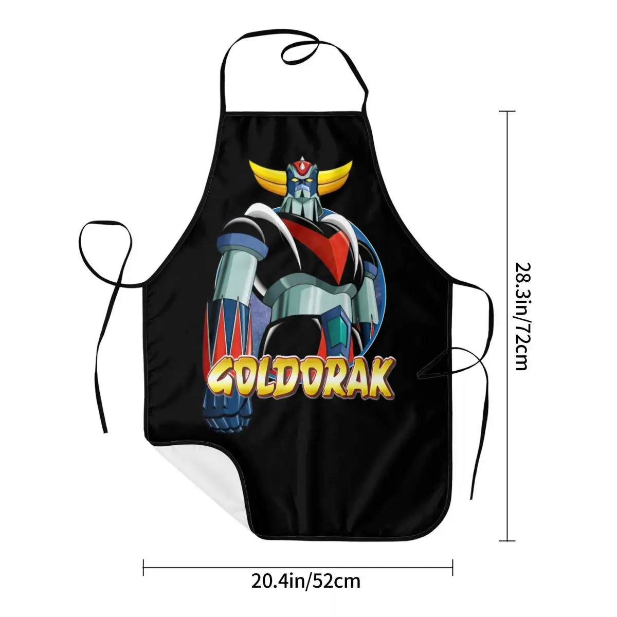 UFO Robot Goldorak Grendizer Apron for Women Men Anime Mechanical Warrior Adult Kitchen Chef Bib Tablier Cuisine Cooking Baking