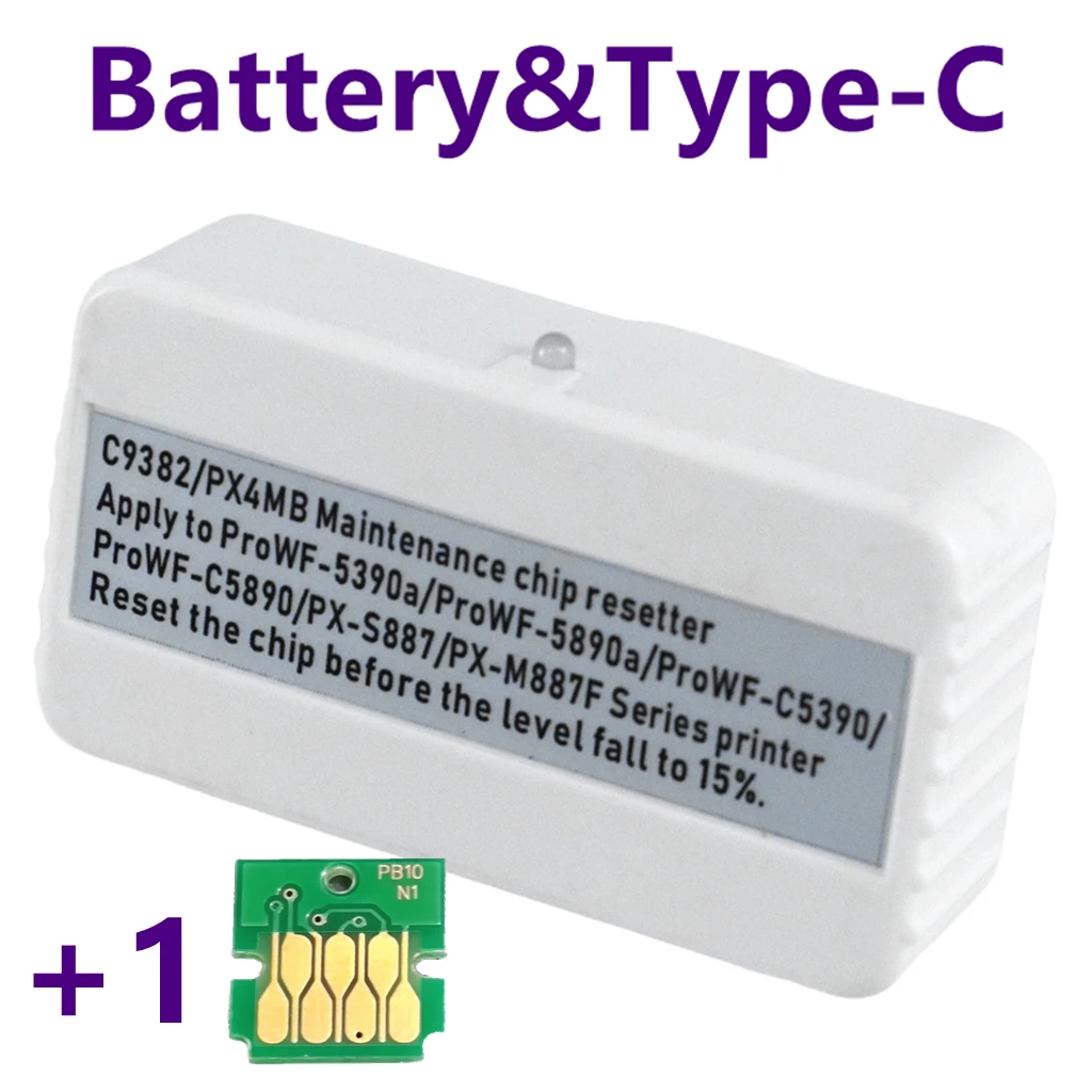 

C9382 Комплект декодирования сброса коробки обслуживания для Epson C5310a C5810DW C5390 C5890a WorkForce Блок обслуживания струйного принтера Сброс