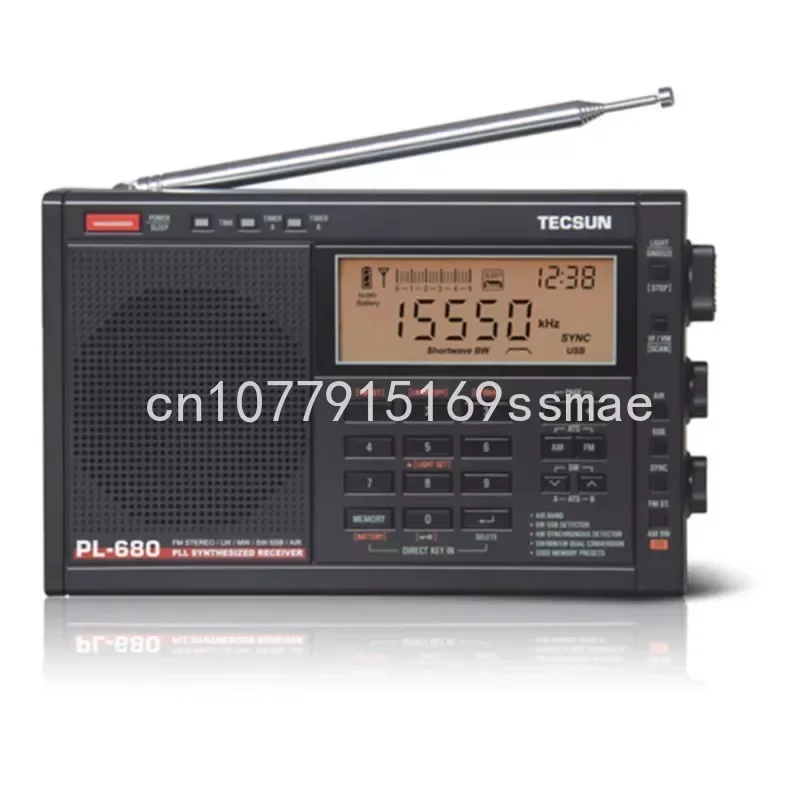 Стереоприемник PL680, портативный динамик, новый Tecsun PL-680 Radio FM, Цифровая настройка, Полнодиапазонный FM/MW/SBB/PLL, синтезированный