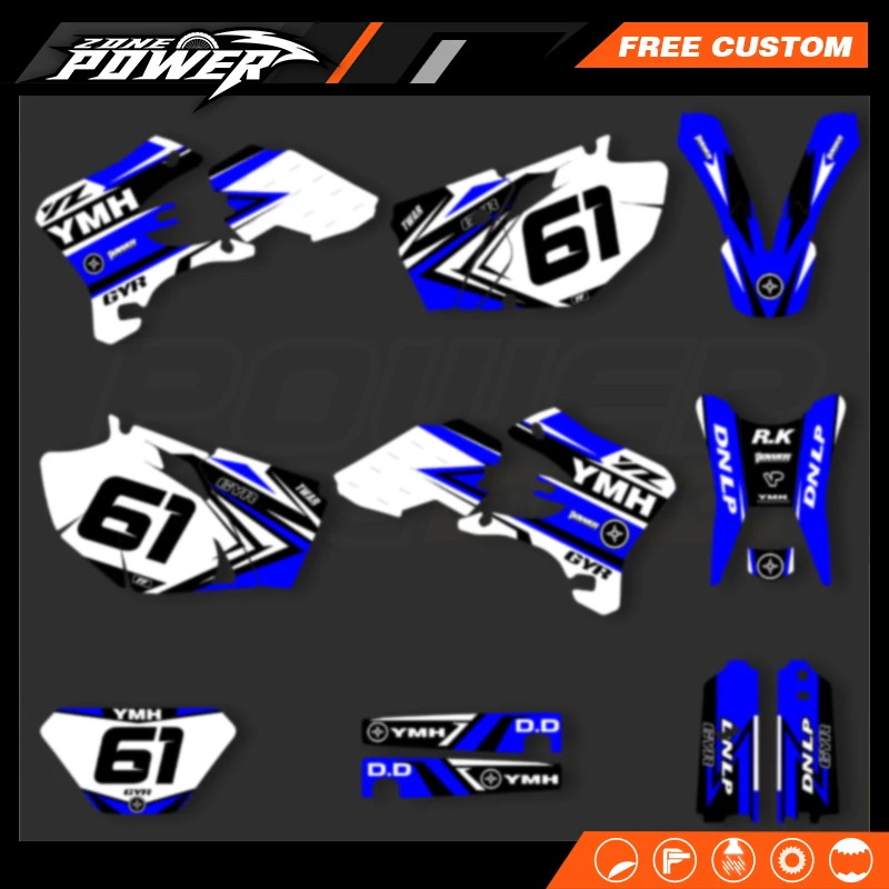 

Наборы наклеек с графикой мотоцикла Powerzone для YAMAHA WRF250 WRF450 2003-2004 2005-2006