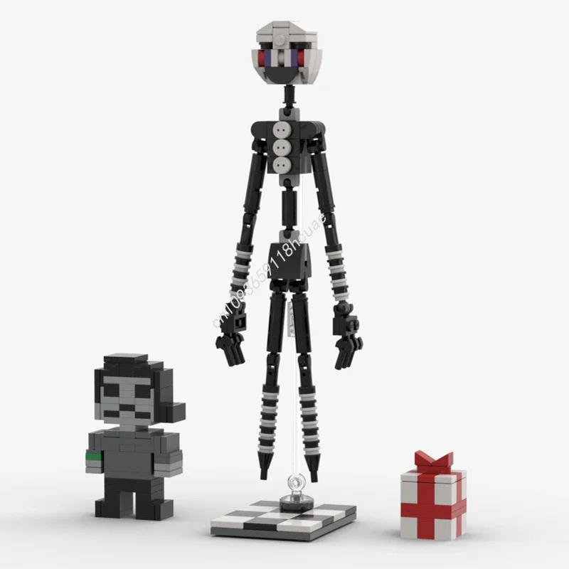 

246pcs MOC The Puppet FNFes Building Blocks Solve the problem up creativity teenager Adult collector Christmas toy Gift