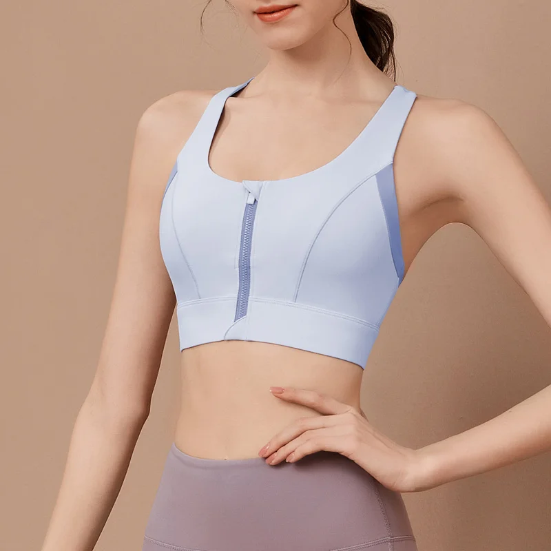 

Sports Underwear Women's Shockproof Running Outerwear Fitness One-Piece Backless Bra Professional Breast Holding Yoga Vest