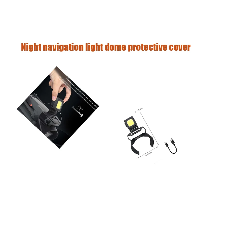 

2-in-1 LED Navigation Light Gimbal Guard for DJI Mavic 3 Classic Anti-Collision Protective Cover 3 Modes Night Flight Lamp