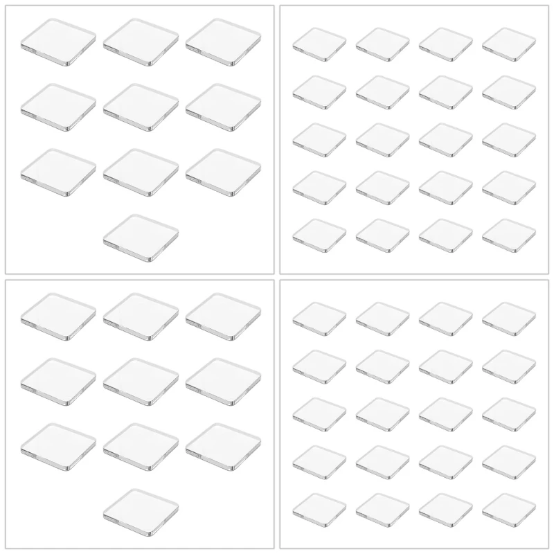 Refrigerator Display Frame Clear Photo Frame with Acrylic-Look Square View for Kitchen Picture Use Home best sale
