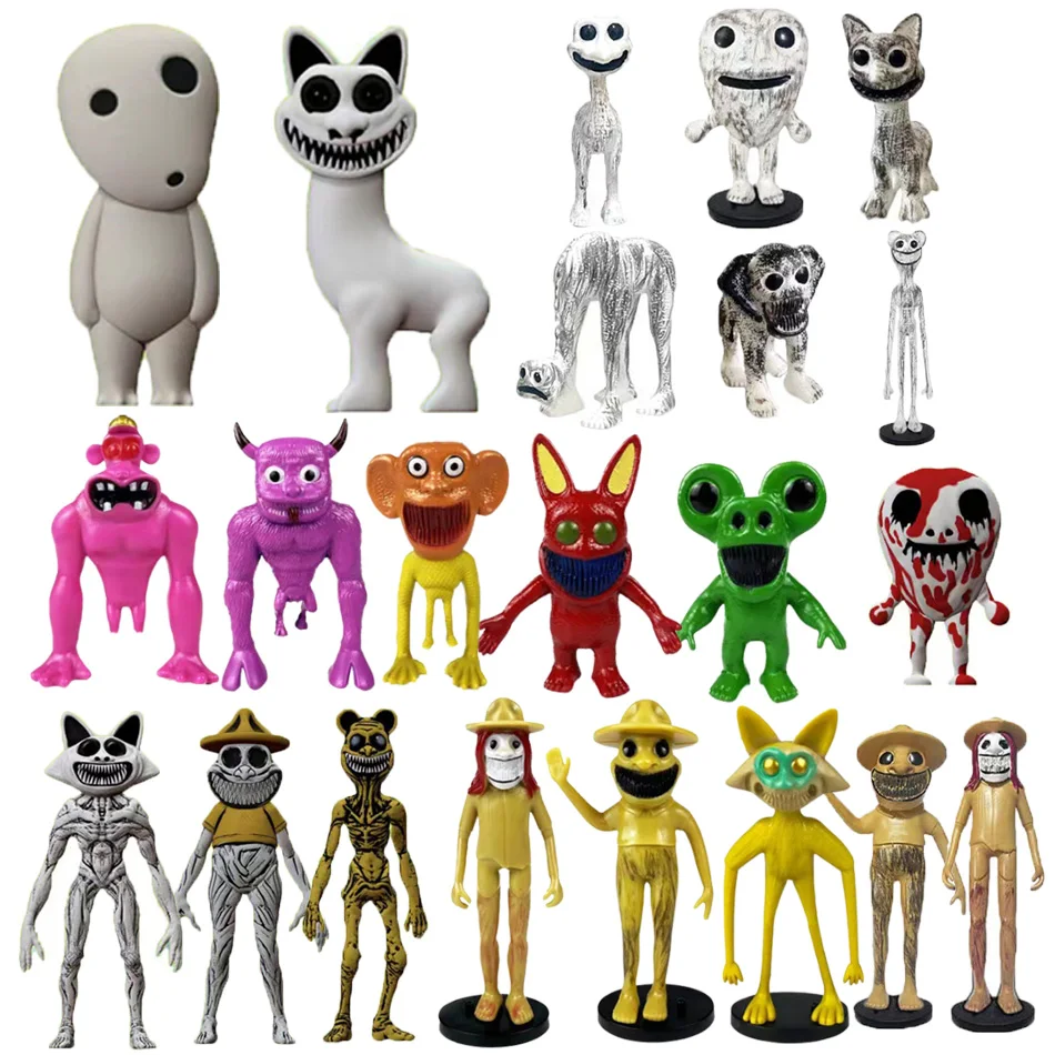 Hot product 6/8pcs Zoonomaly Action Figures Zoonomaly Horror Game Figuras Models Decorative Toys Zoonomaly Guard Cat Koala Monst