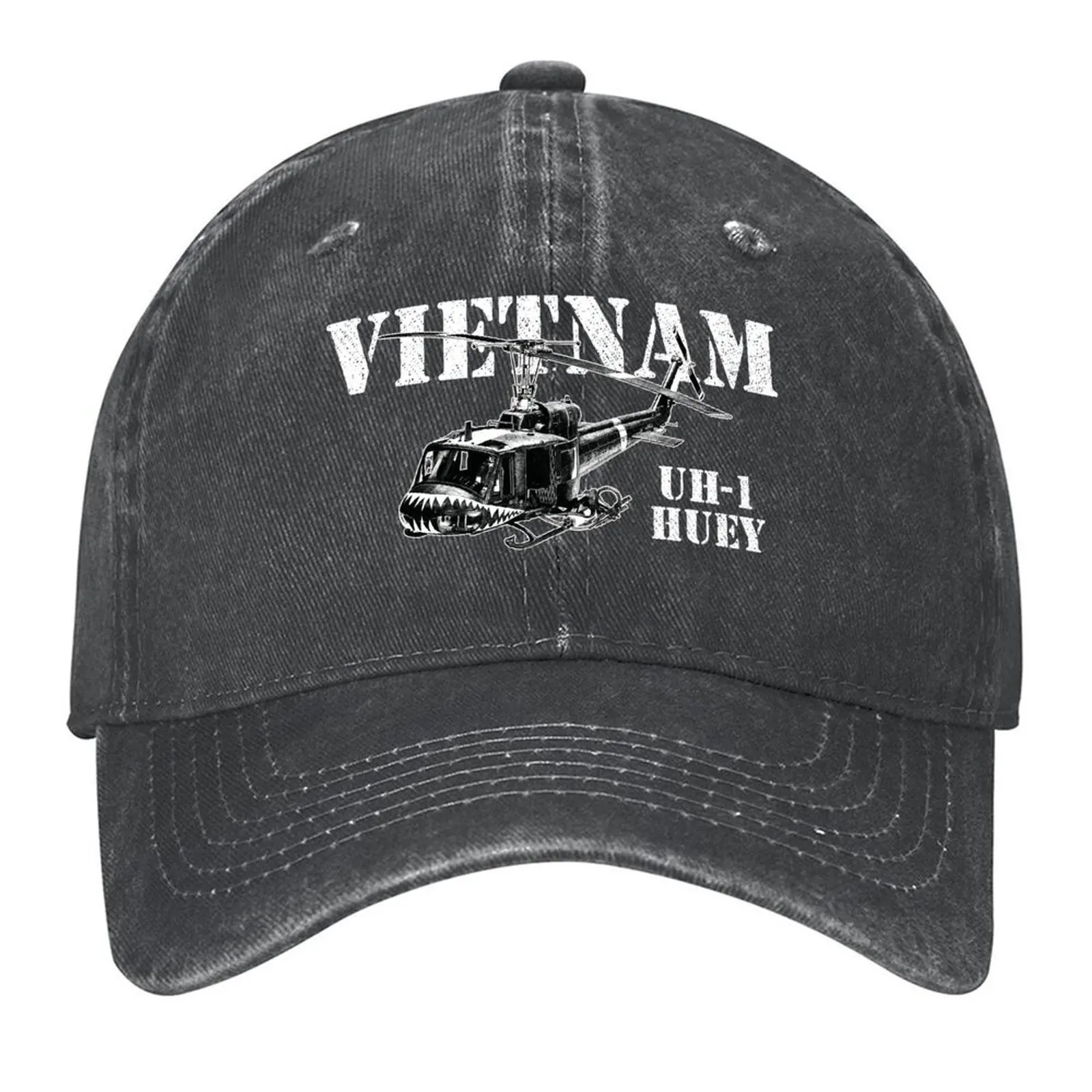 

UH-1 HUEY / VIETNAM Baseball Cap Hat Man For The Sun sun hat cute Snap Back Hat Golf Wear Men Women's