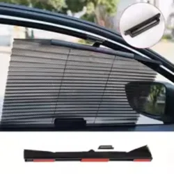 1PCS Car Side Folding Sunshade Retractable Car Front/Rear Window Sunshades Mesh UV Protect Curtain Foldable Auto Truck SunShield