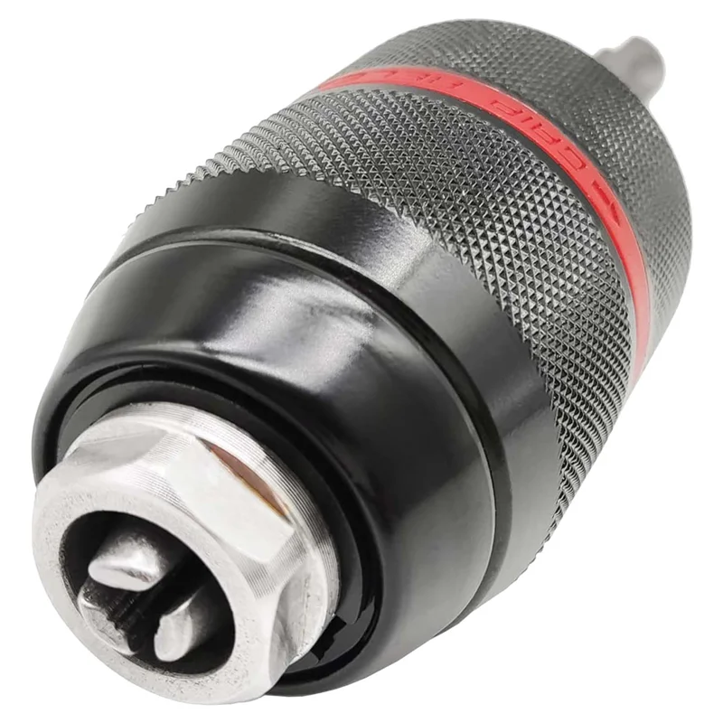 Portabrocas sin llave, Portabrocas de mano de cambio rápido, montaje 1/2-20UNF, 1,5-13Mm con adaptador de llave sds-plus de 1/2 pulgadas