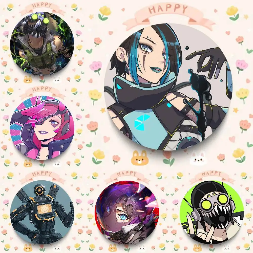 Game Apex Legends Anime Manga Pins Cartoon Badge Backpack Clothes Collar Lapel Pin Jewelry Accessories