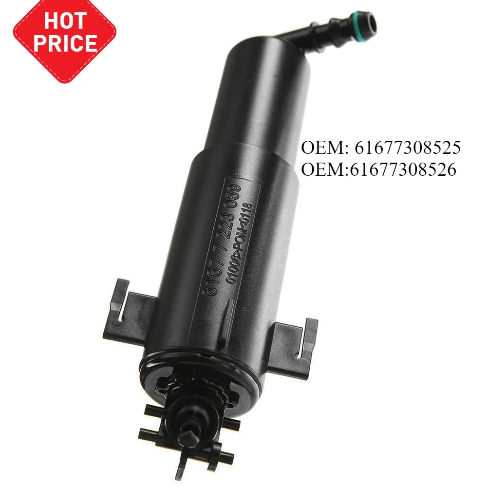 

Headlamp Headlight Cleaning Washer Nozzle Cylinder 61677308525 61677308526 Car Accessories For 2008-2014 BMW E71 E72 X6