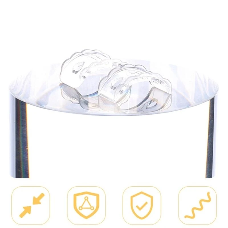 91ac 8 pack cincin pita pita penyesuaian fiting tak terlihat yang cocok untuk berbagai cincin