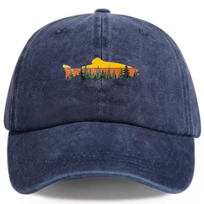 La casquette de baseball extérieure de style rétro est réglable, douce, respirante et protection solaire. Il son design est inspiré de la nature.