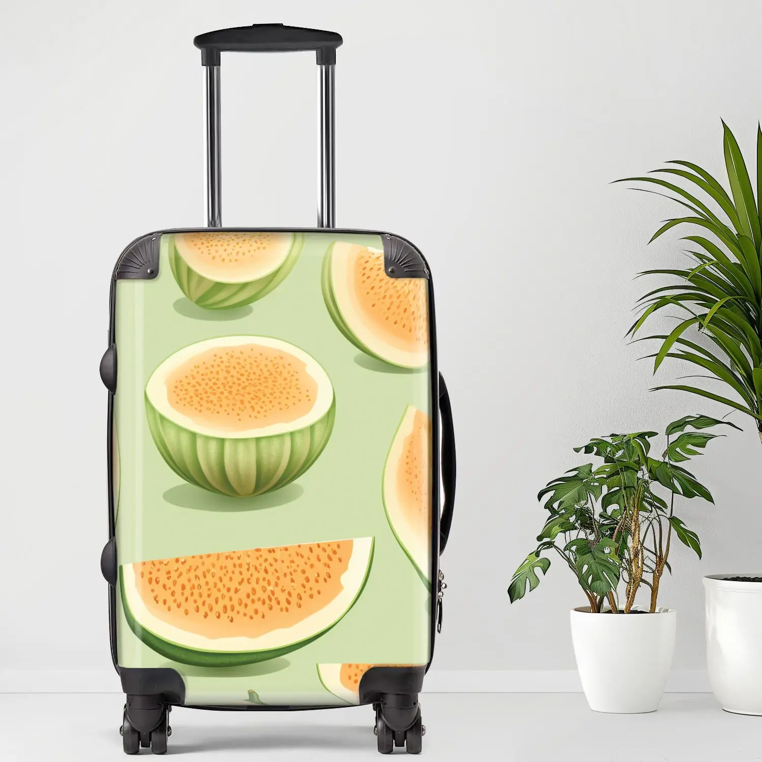 

Cantaloupe Luggage, 20/24/28 Inch Luggage, Carry-On, Custom Luggage, Luggage Set, Suitcase, Travel, Vacation, Cabin Suitcase, Cu