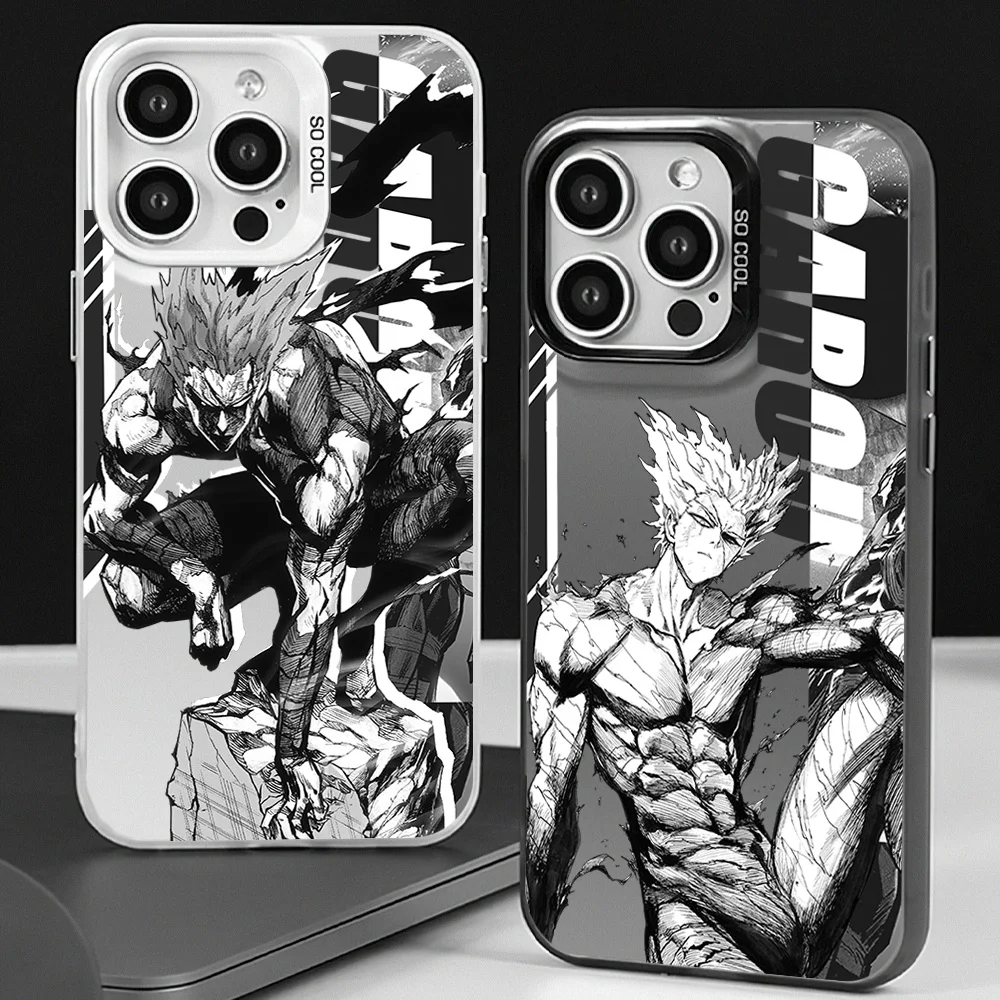 One Punch Man Garou Phone Case For Samsung Galaxy S24 S23 S22 Plus Ultra FE A71 A55 A54 A53 Laser Cover