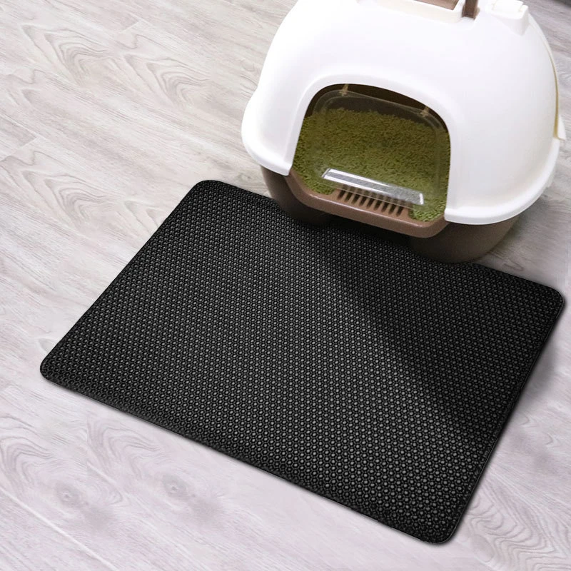 Cat Litter Mat Pet Litter Mat Double Layer EVA Foldable Mat