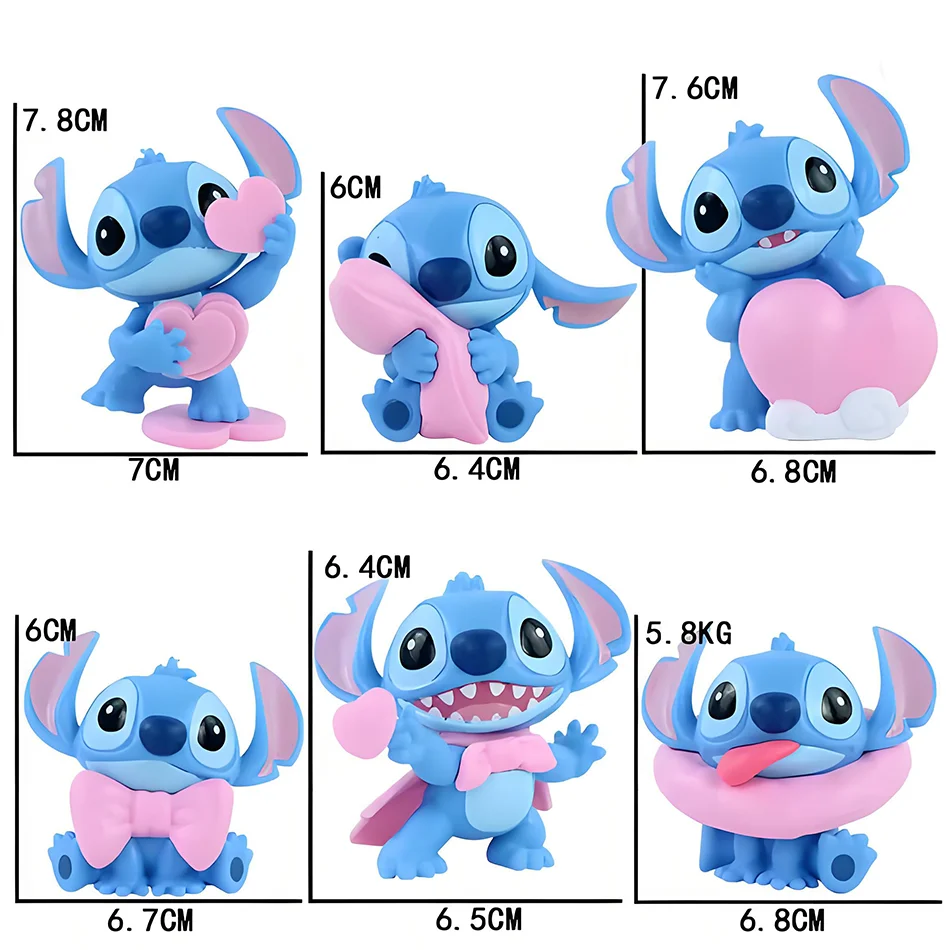 غرزة الحلو الوردي سلسلة صندوق أعمى دمية عصرية للزينة هدية عيد ميلاد عمل دمى أشكال هدايا عيد الميلاد/عيد الميلاد