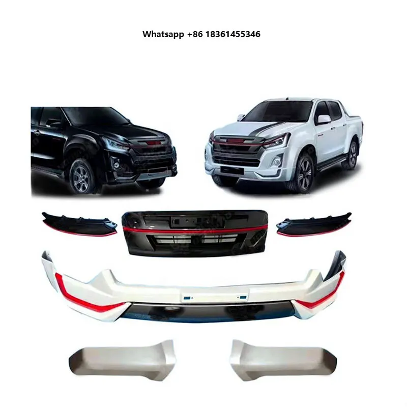 

For D-MAX 2018-2019 4x4 Auto Parts Car Body Kit Full Set Bumper