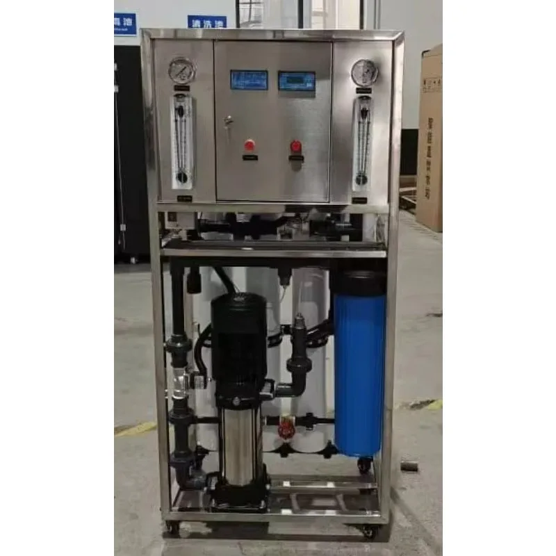 0.5TPH 500LPH RO Water Purifier Host Skid PLC Automatic SS304 Industrial System For Uzbekistan Drinking Water Project Factory