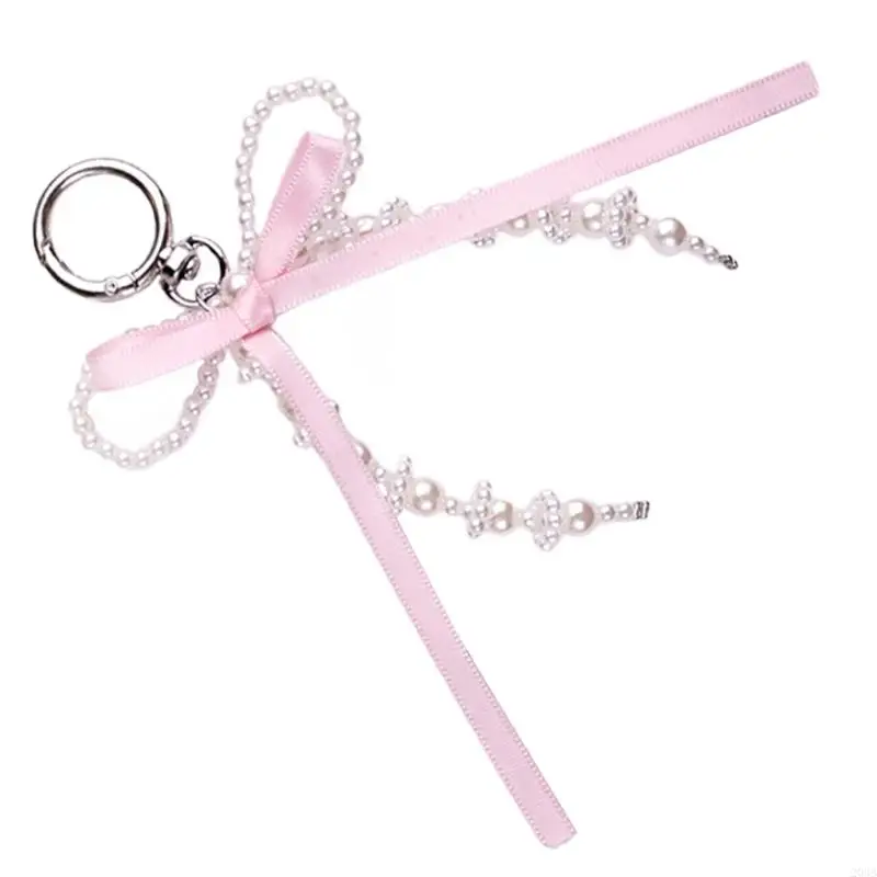 203B 활 키 체인 귀여운 나비 매듭 펜던트 열쇠 고리 세련된 휴대 전화 액세서리