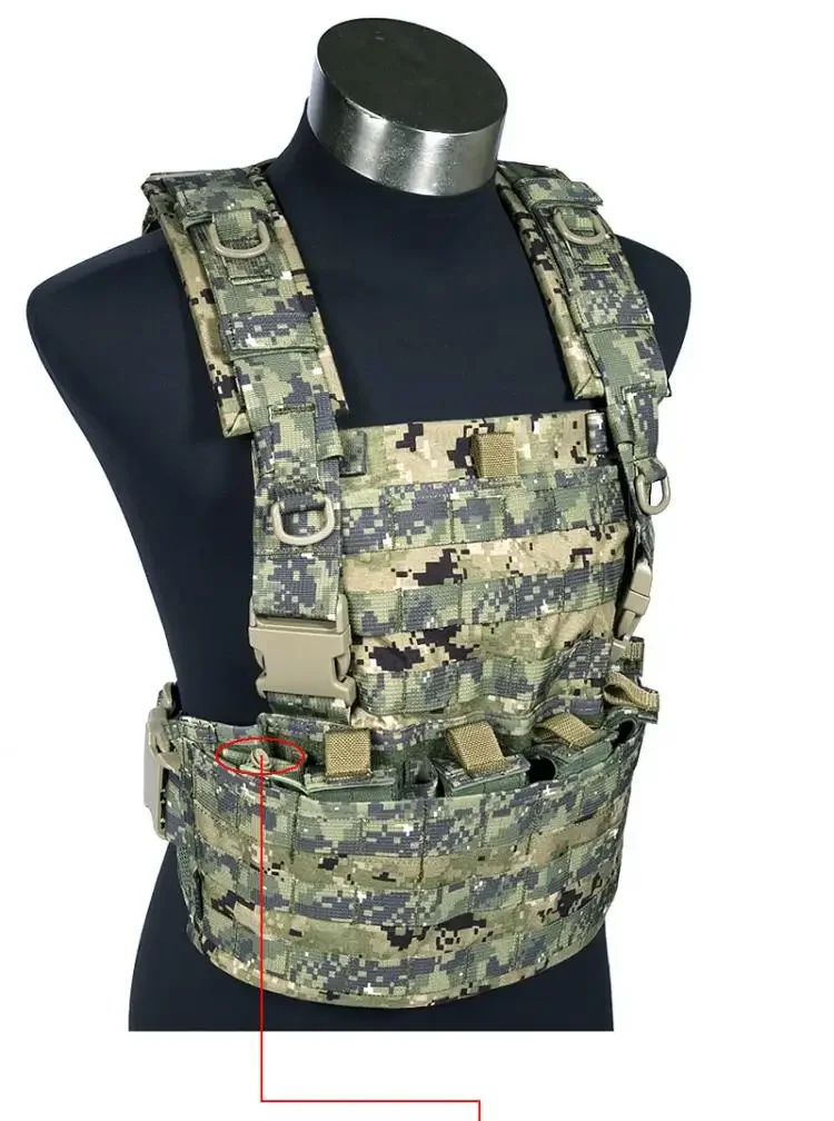 US AOR2  Camouflage Tactical Vest Green Digital Men