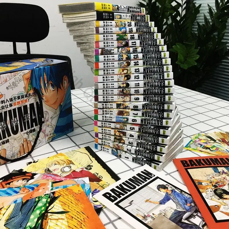 22 Book Anime BAKUMAN Vol 1-22 Japan Youth Teens Fantasy Science Mystery Suspense Manga Comic Book Manga Books