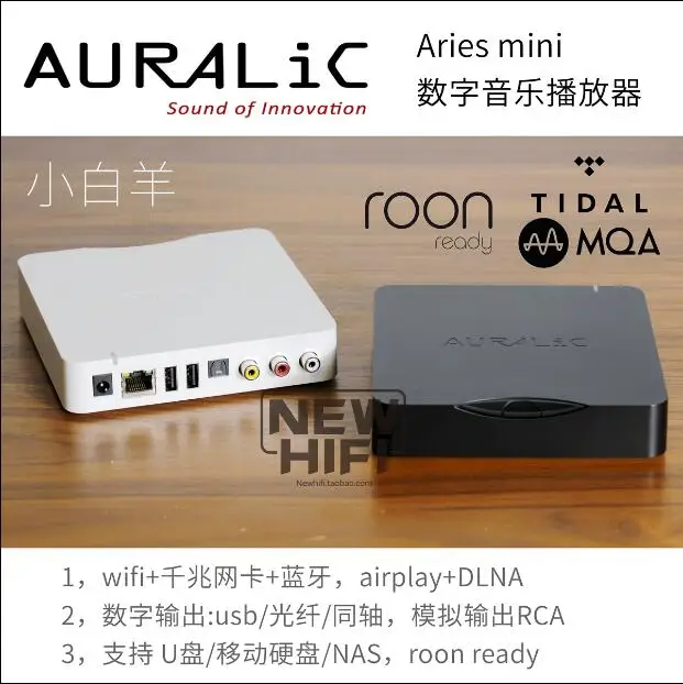 

New Aries Mini digital turntable digital airplay and roon ready, digital music player.