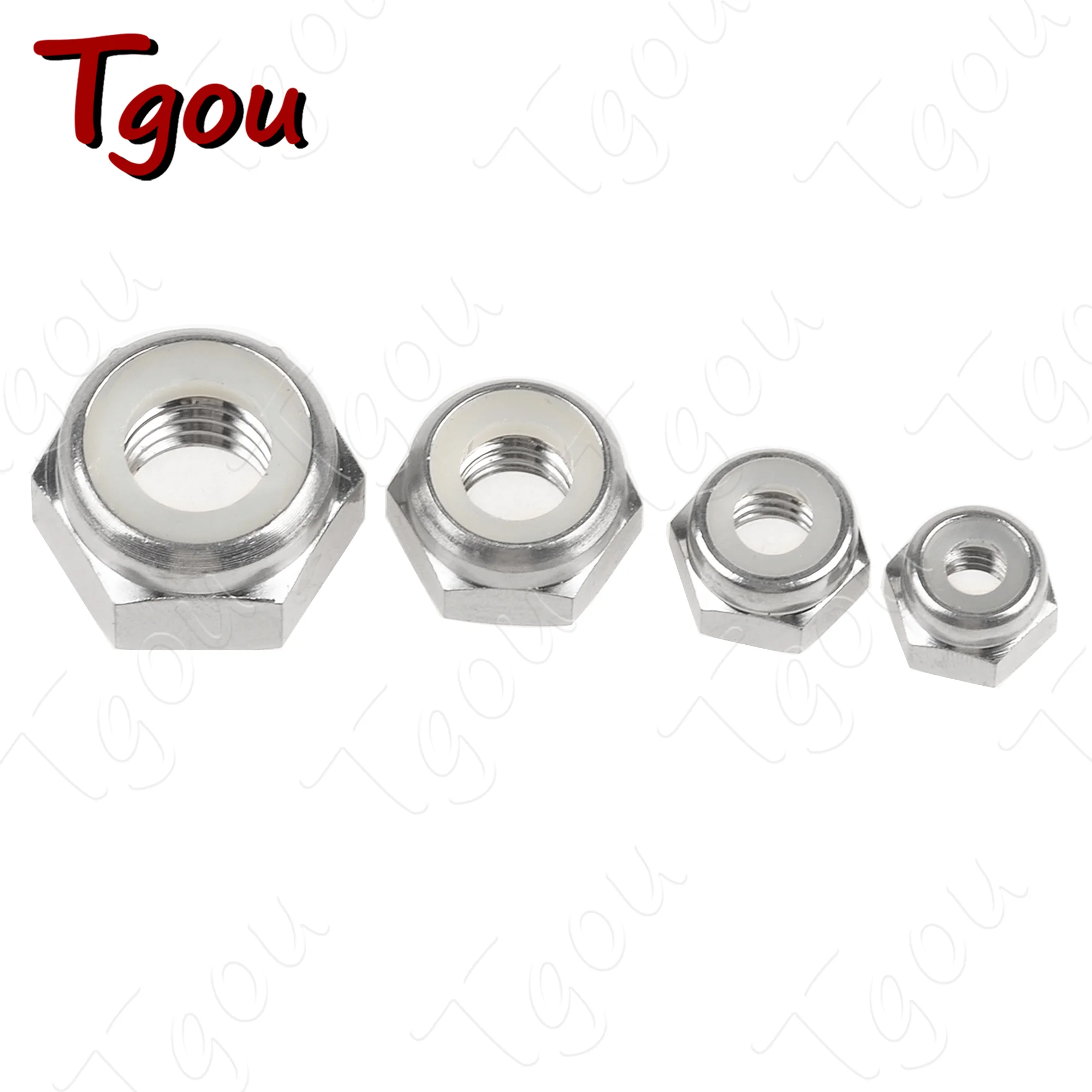 Titanium Nut M4/M5/M6/M8 Nylon Lock Nuts for Bicycle Motorcycle