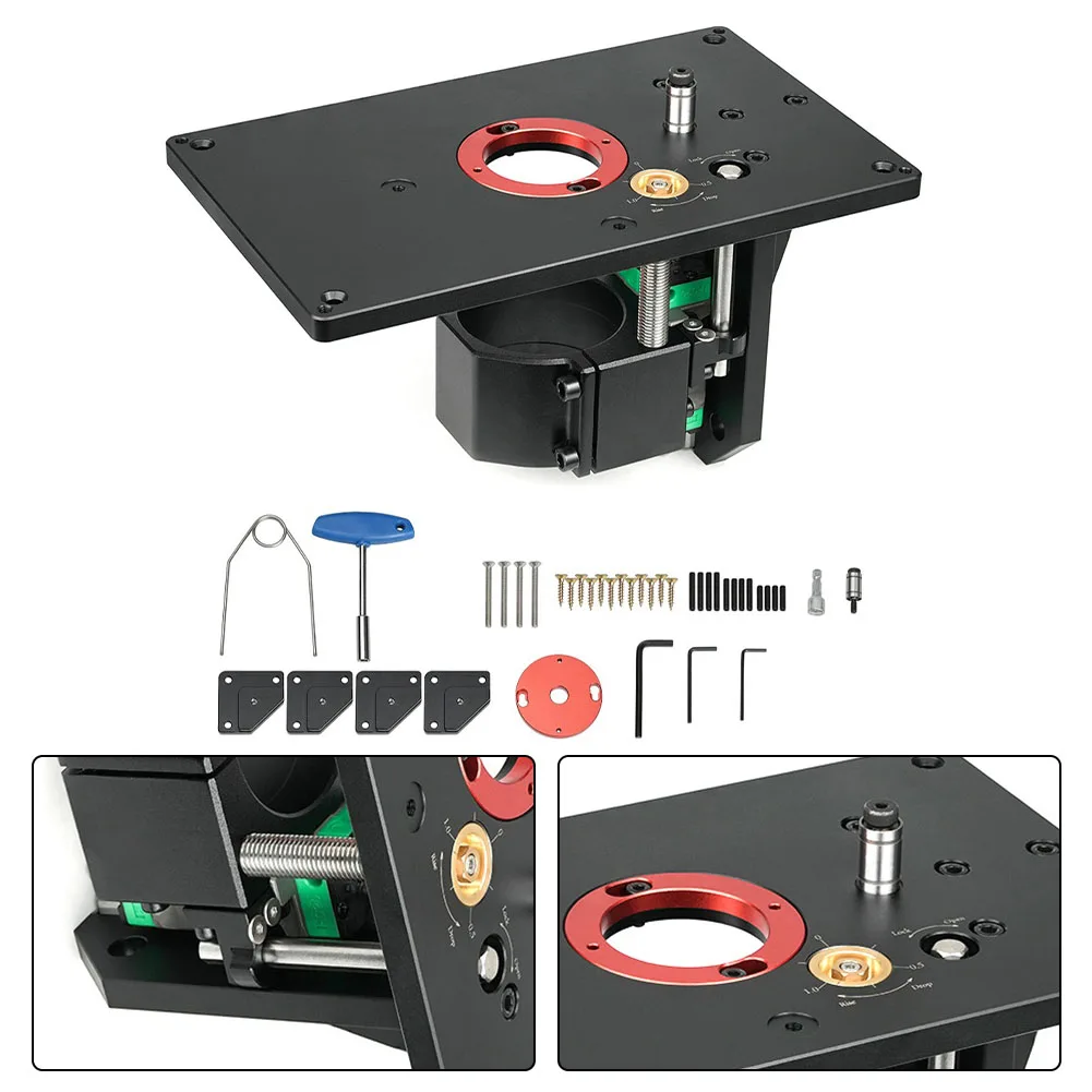 Electric Wood Milling Flip Board Chamfering Engraving Board Carpenter Workbench Woodworking For 65mm Diameter Trimming Machine