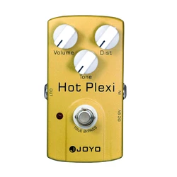 JOYO JF-32 Hot Plexi Guitar Effect Pedal Simulate JCM800 Guitar Amplifier Stronger Output & Greater Distortion Guitar Pedal