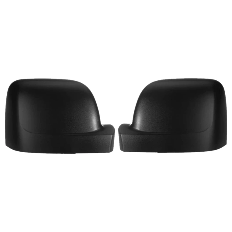 Black Fiber Side Door Mirror Cover Trim For Vauxhall Vivaro Renault Trafic Van 2015-2018 Rear View Mirror Cover Cap