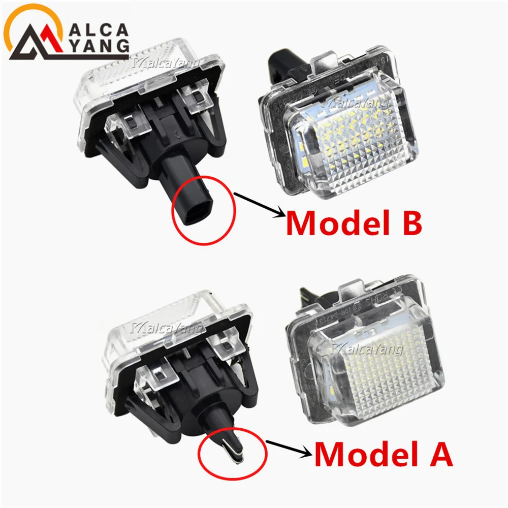 Modern LED License Plate lights bulb White No Hyper Flash 12V For Mercedes-Benz W204 W204 5D W212 W216 W221 CanBus No Error