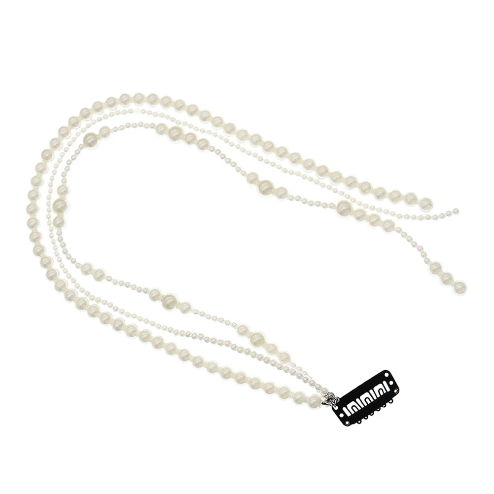

Pearl Clip Tassel Women'S Hair Chain Bridal Prom Party Headpiece Stylish Elegant Jewelry Bridesmaids Hair Accessories
