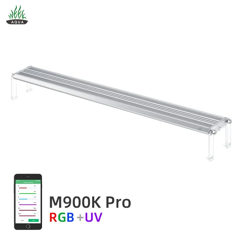 WEEK AQUA M Series 60w LED Planted Aquarium Light  3ft Freshwater Fish Tank Light For Aquarium Plant Growth