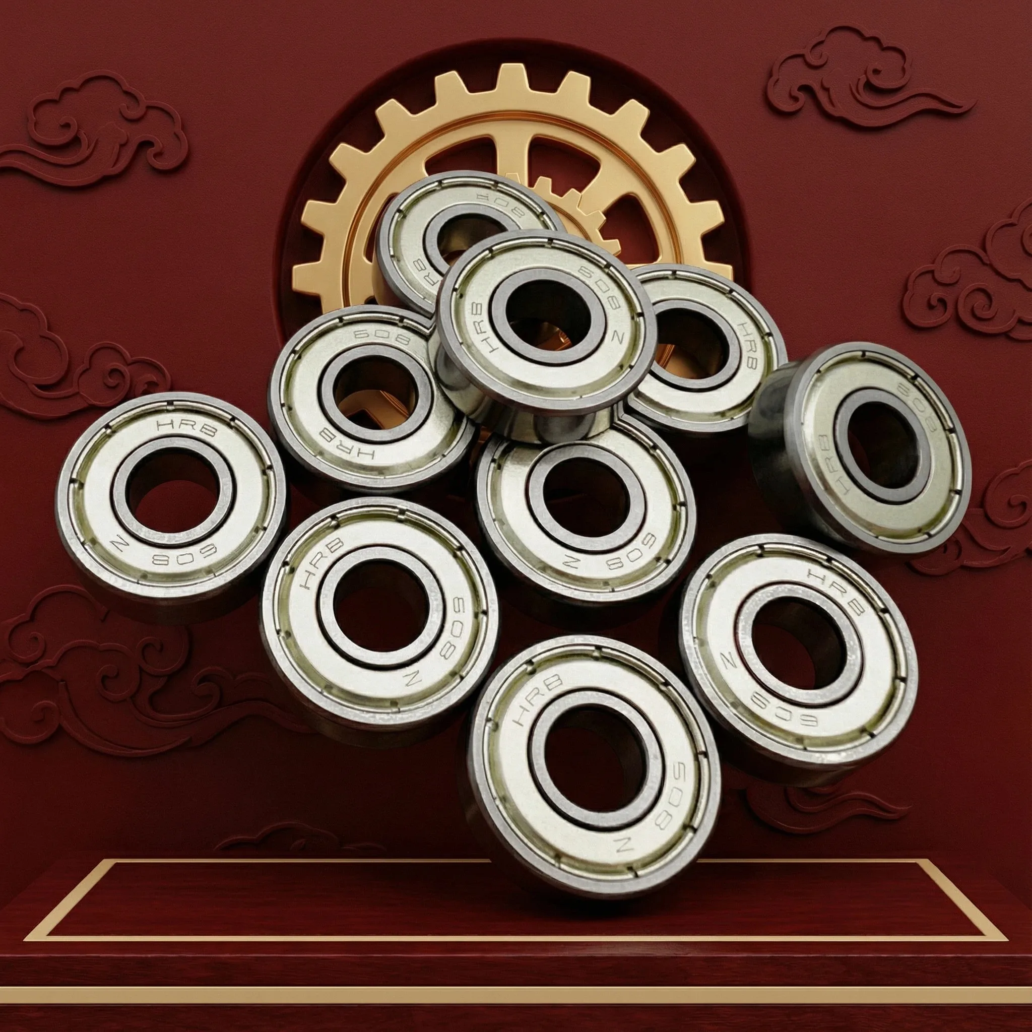 608ZZ 8x22x7 mm Steel Ball Bearing