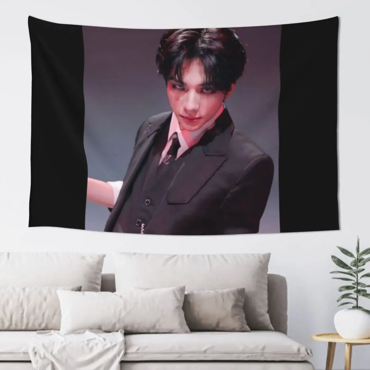 Hyunjin Tapestry Wall Decoration Items Wallpaper Tapestry