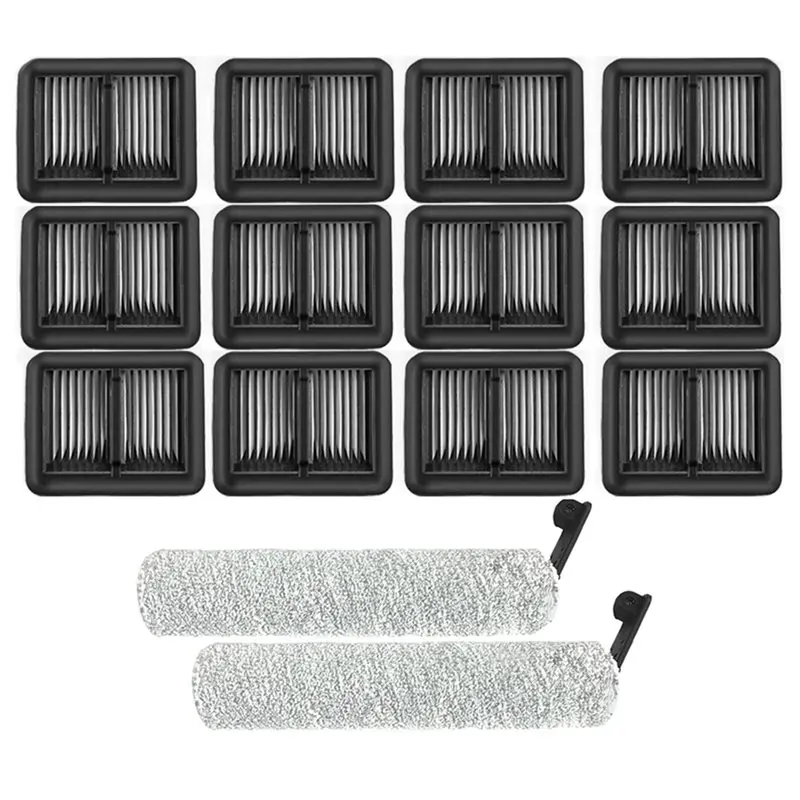 

UNCL Vacuum Cleaner Replacement Parts- Main Roller Brush& HEPA Filter Accessory For Dreame H12S/H12S AE/G10 Combo Models