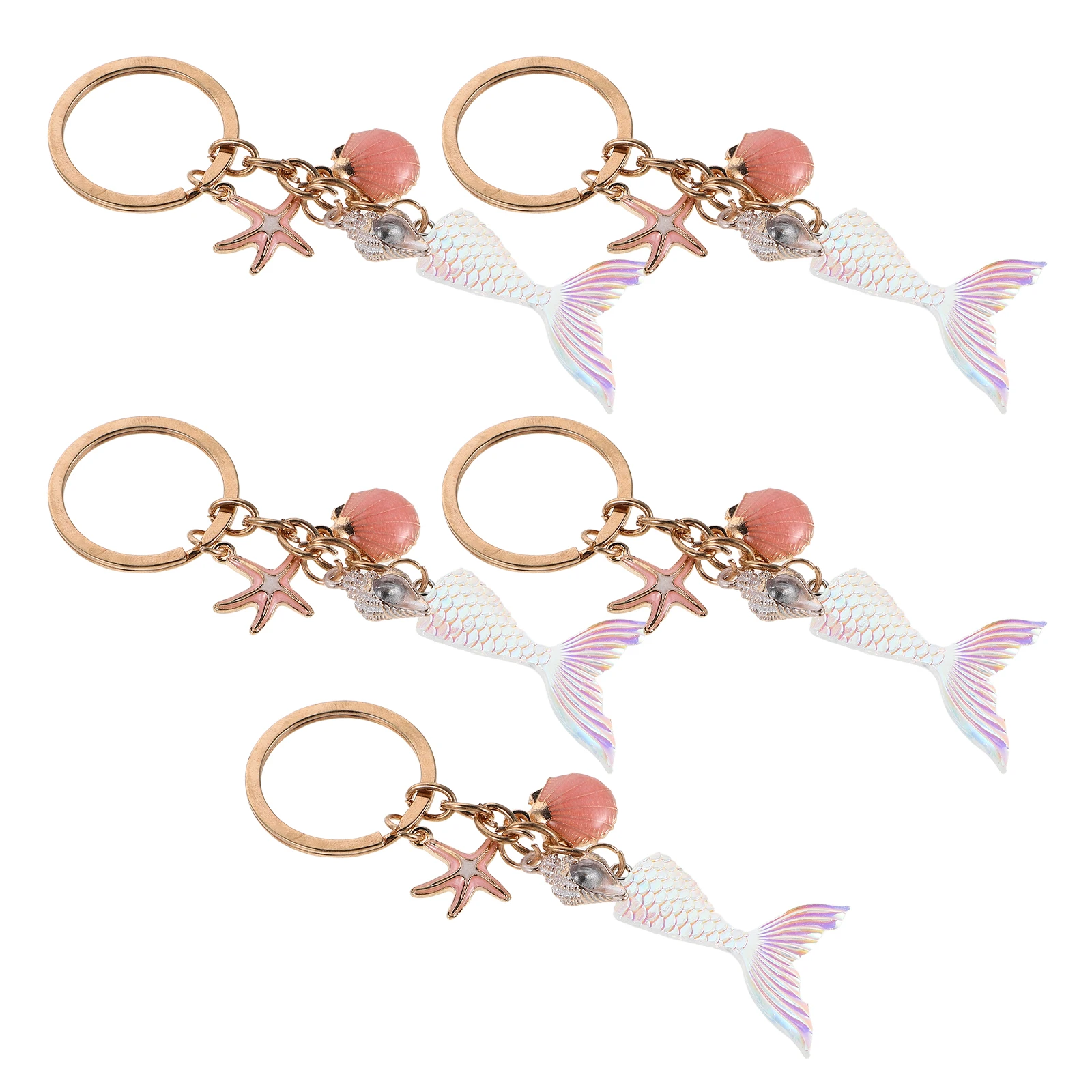 

Marine Style Pendant Mermaid Bag Charm Ocean Accessories Keychain Theme Sea Charms for Jewelry Making Metal Necklace Pendants