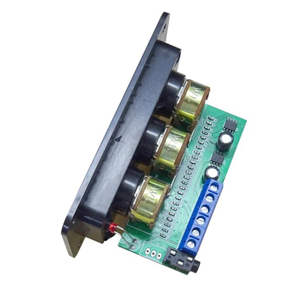Digital Power Amplifier Board Stereo Amp NS4110B Sound Amplifier 2X20W HIFI Amplificador Treble Bass Tone, with Panel