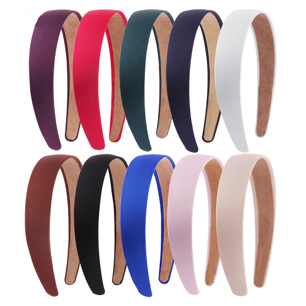 

10 Pcs Headband Hair Hoop Wide Band Party Accessories Solid Color Stage Performance Cosplay Christmas Styling Tools