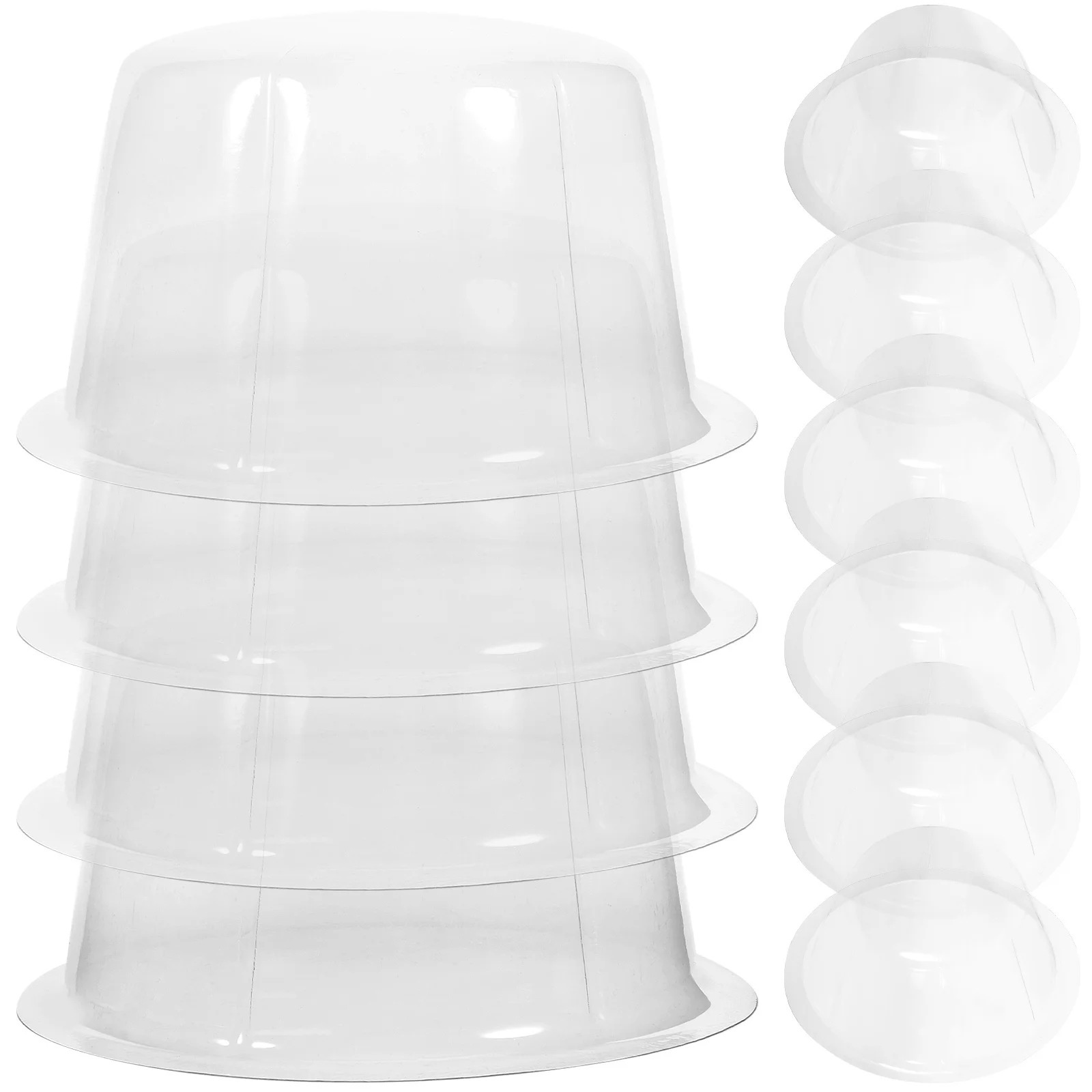 

10Pcs Hat Insert Clear Plastic Shaper Holder for Baseball Cap Peaked Cap Hat Support Display Stand Organizer Hats Inserts
