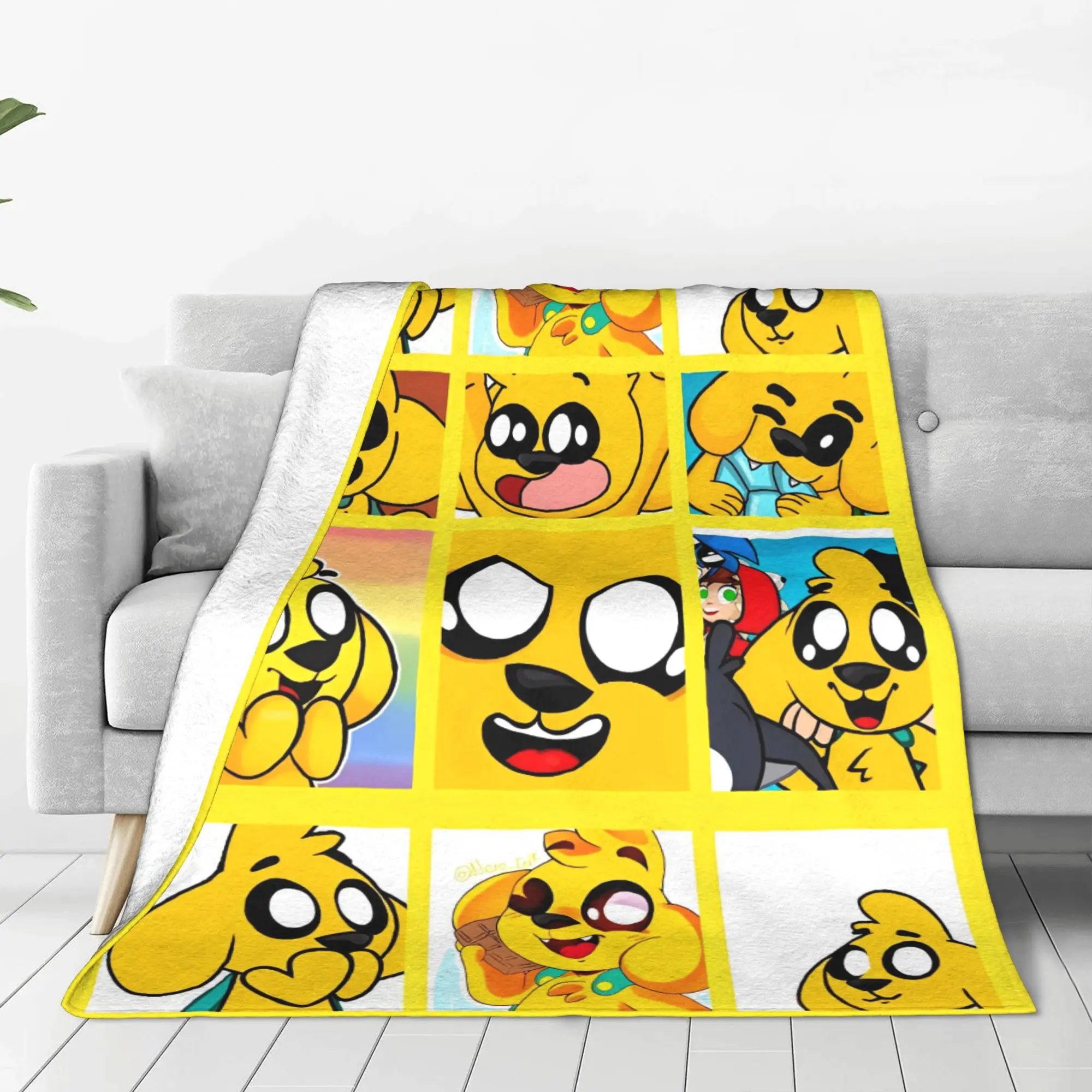 Mikecracked Plush Blankets Kids Adult  Flannel Throw Blanket For Couch Chair Sofa Bed Super Soft Quality Bedspread Gift Idea