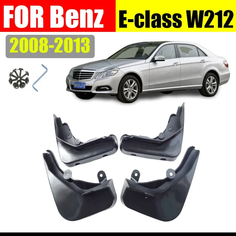 

2008 2009 2010 2011 2012 2013 For Benz E class E W212 Mudguard Fender E180 E200 Mud Flap Guards Splash Mudflaps Car Accessories