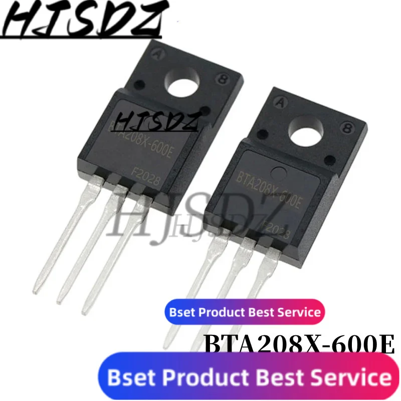 10-50PCS BTA208X-600B, BTA208X-600C, BTA208X-600D, BTA208X-600E, BTA208X-800B, BTA208X-800C, Triac, BTA208X-800D TO-220F
