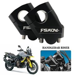 For VStrom 800DE Motorcycle Handlebar Riser Mount Handle Bar Clamp Rise Extend Adapter For Suzuki V-STROM 800 DE 2023 2024