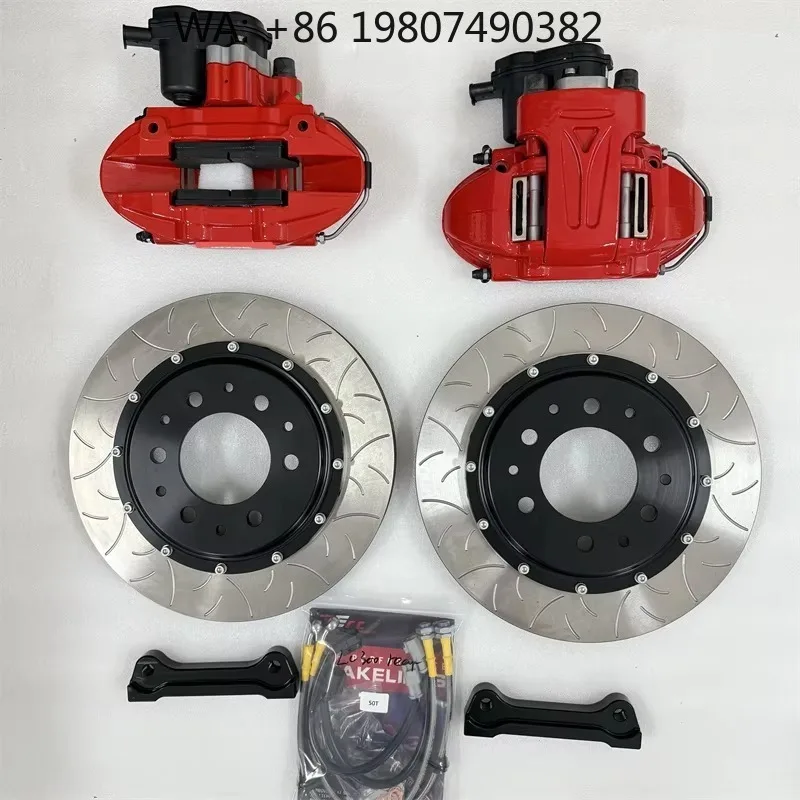 

6 Piston Racing Brake Caliper Kit High Performance Big Brake System For Compact Sports Car And Modern Sedan Universal Refit Upad