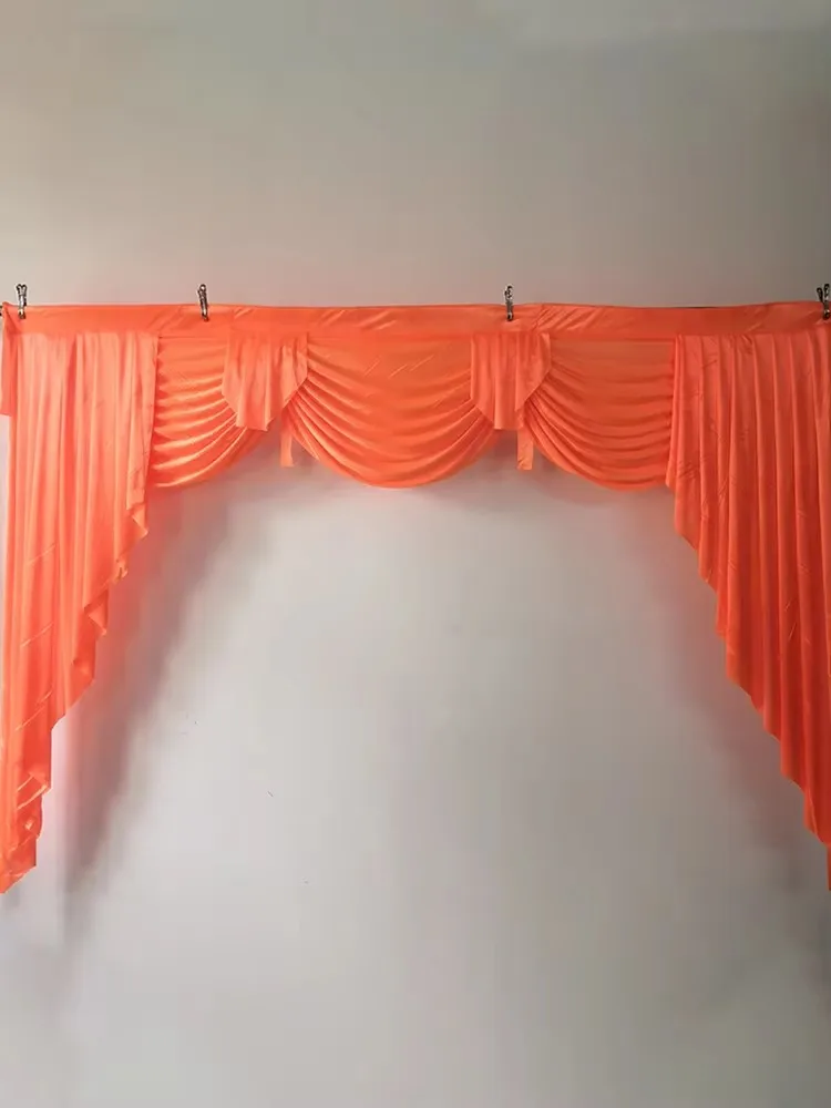 

Прозрачные рычаги из ледяного шелка по индивидуальному заказу, дизайн сцены, день рождения, свадьба, драпировка, украшения, оконная балдахин, фоновая занавеска