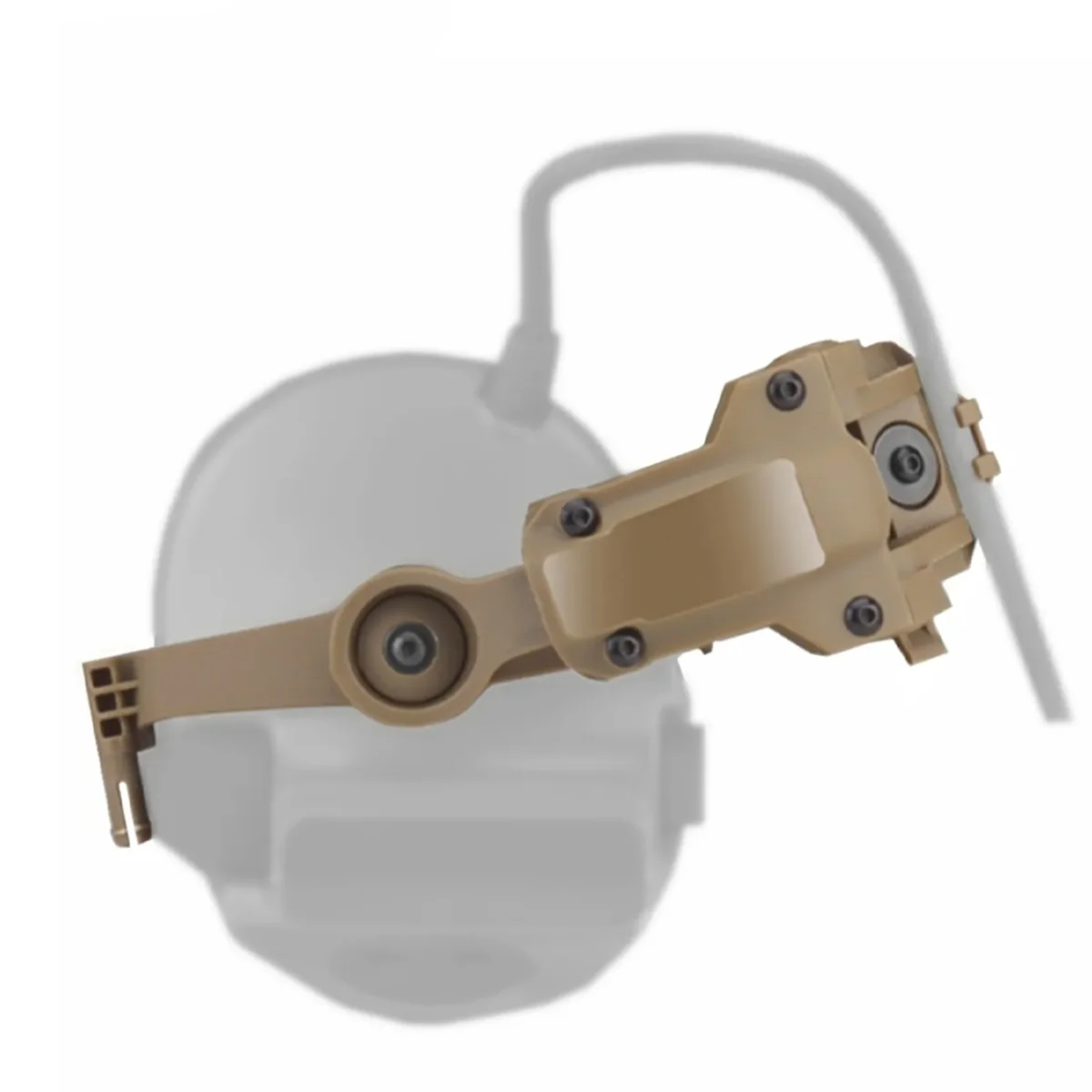 

Helmet Rail Adapter for COMTAC3 ComTac Accessories Headset Mount Fit Ops Core ARC Team Wendy MLOK Rail-As Shown ABVD