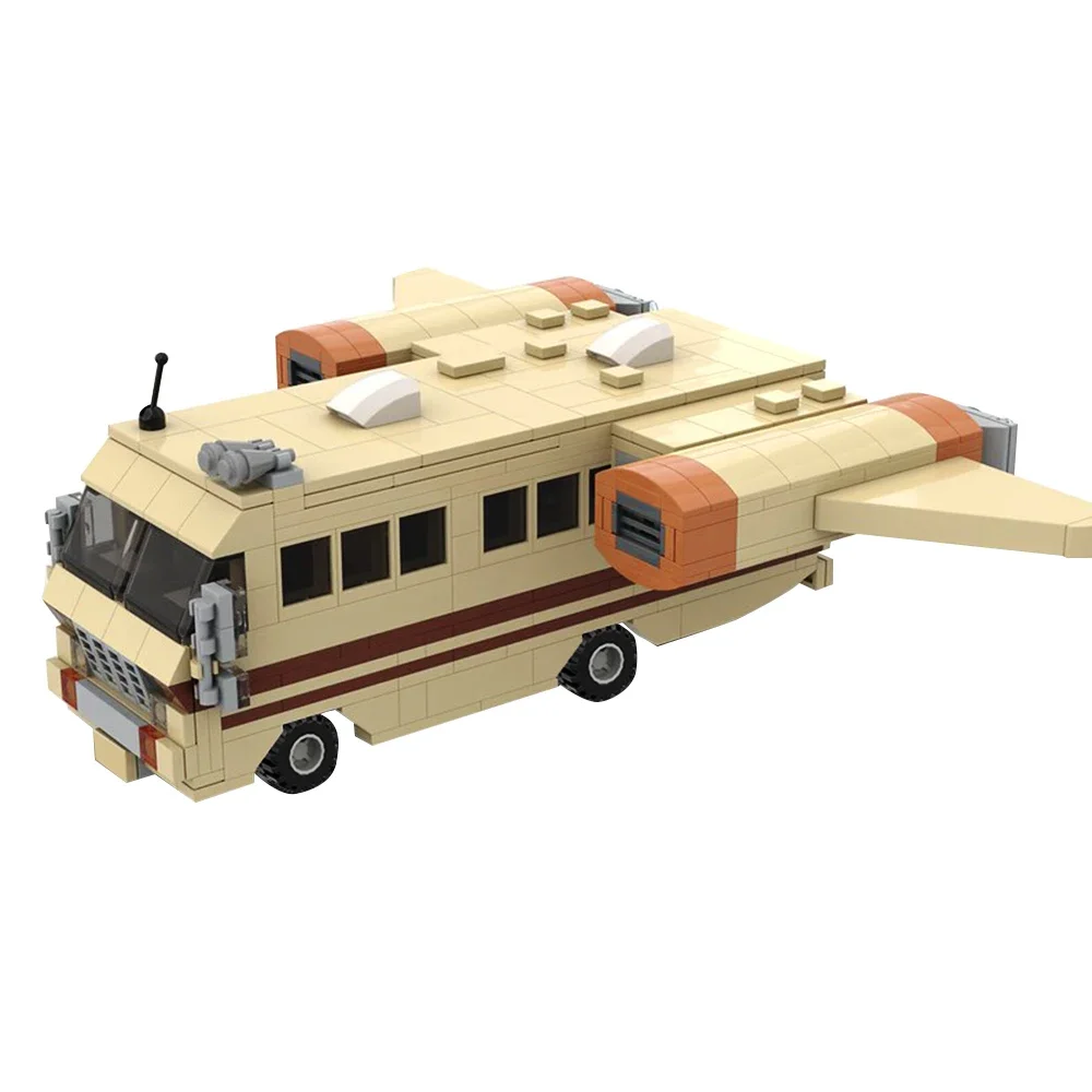 Gobricks moc interestelar spaceballs águias-5 espaços espaciais bloco de construção conjunto espaço solitário capitão exploração espacial tijolo brinquedos